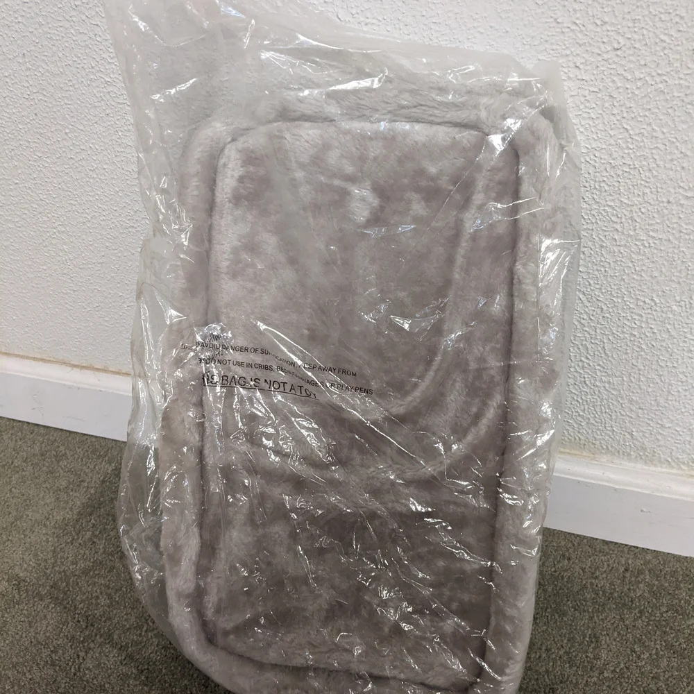 Gray and Brown Pet Carrier for Travel